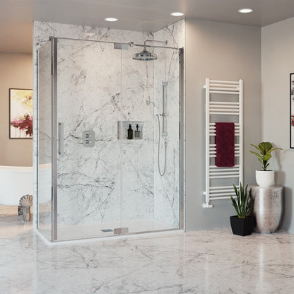 Crosswater Optix 10 Pivot Door with Inline Panel