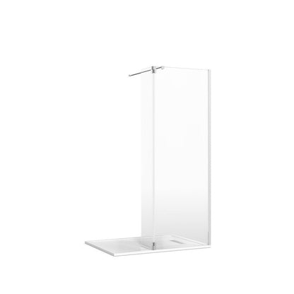 Crosswater Gallery 8 Recess with Hinged Deflector (Wall Bracing Bar)