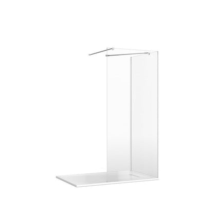 Crosswater Gallery 8 Glass Corner (Wall/Angled Bracing Bars)