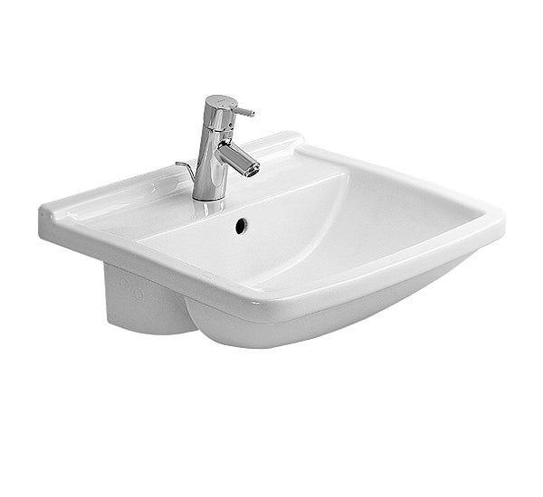 Duravit Starck 3 550 x 470mm Semi Recessed Washbasin 1TH