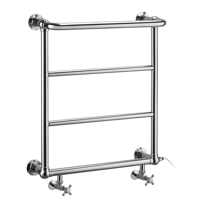 Burlington Cleaver 640 x 720mm Heated Towel Airer - Chrome