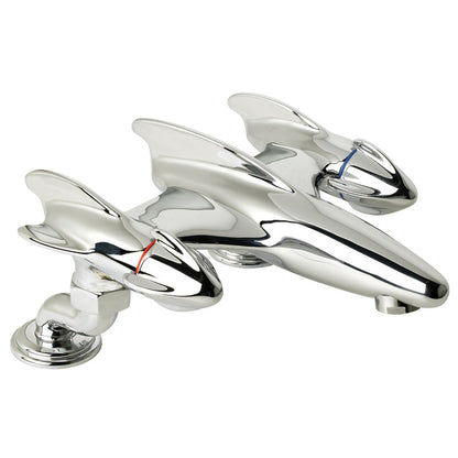 Lefroy Brooks Belle Aire Deck Mounted Bath Filler (choose finish)