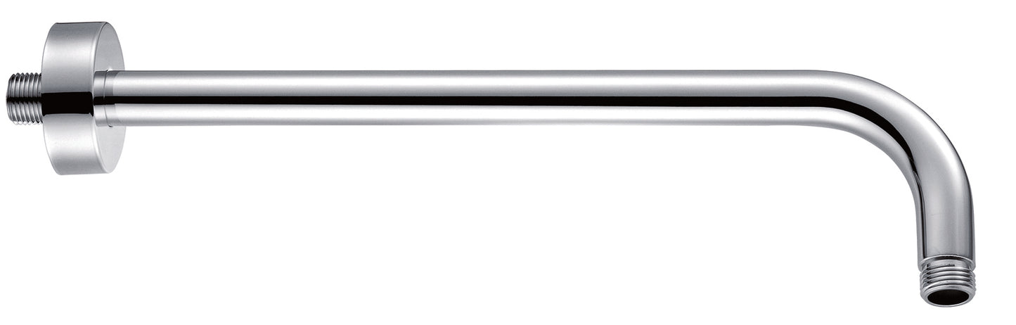 380mmx80mm Round Chrome Shower Wall Arm for Stylish Bathroom