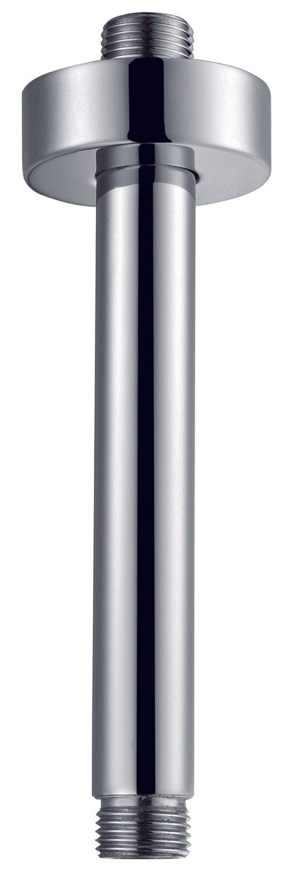 250mm Round Chrome Wall Mounted Shower Ceiling Arm