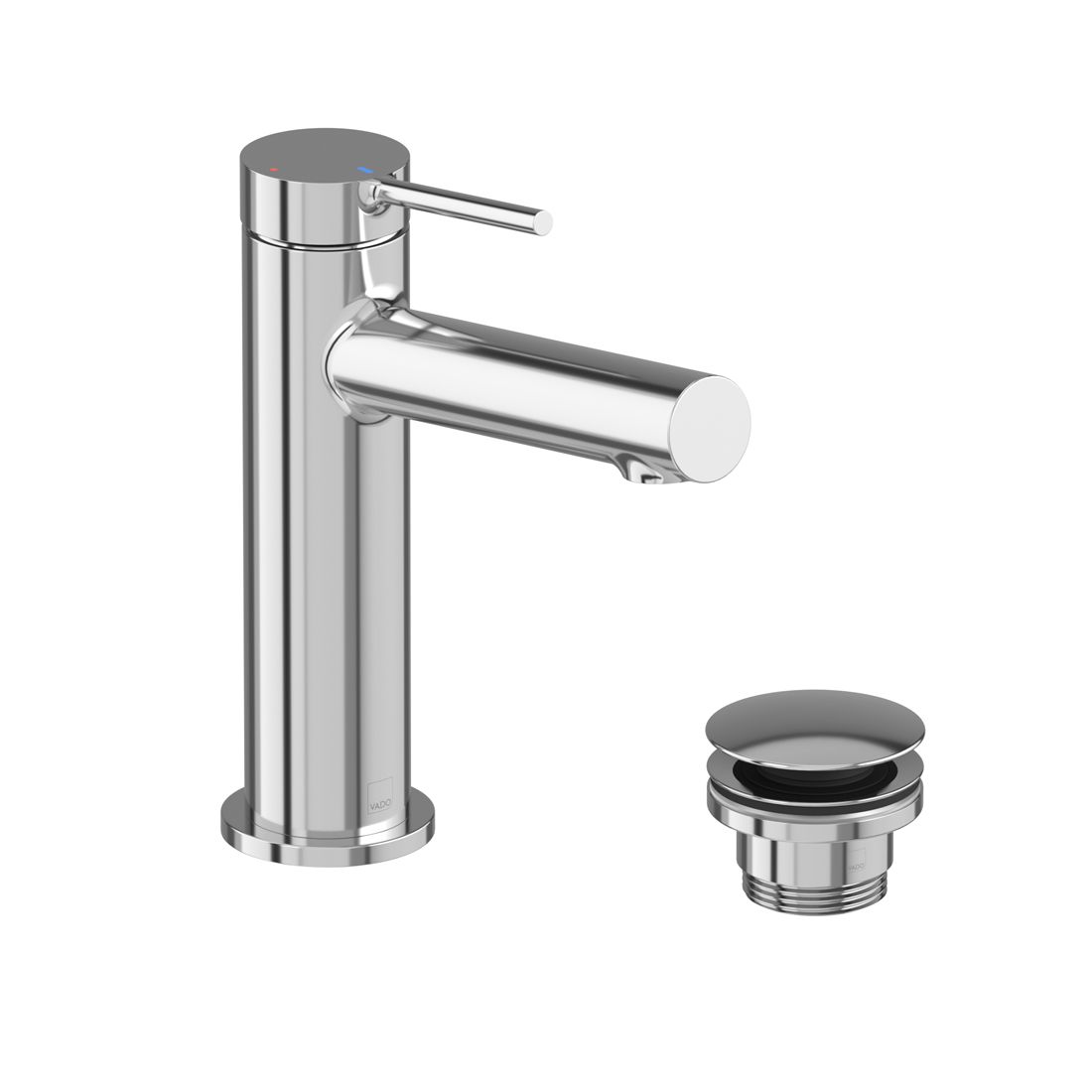 Vado Safari Lever Cold Start Mono Basin Mixer with Universal Basin Waste