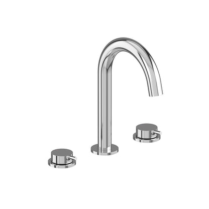 Vado Safari Lever Three Hole Deck Mounted Basin Mixer for Low Pressure System