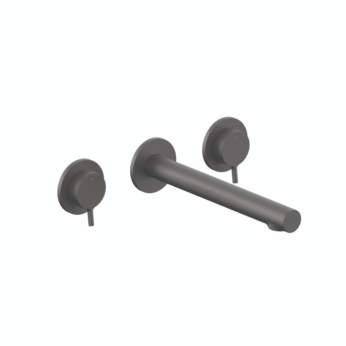 Vado Safari Lever Three Hole Wall Mounted Basin Mixer