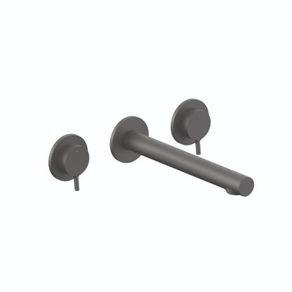Vado Safari Lever Three Hole Wall Mounted Basin Mixer