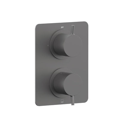 Vado Safari Lever 1 Outlet 2 Handle Concealed Thermostatic DX Valve