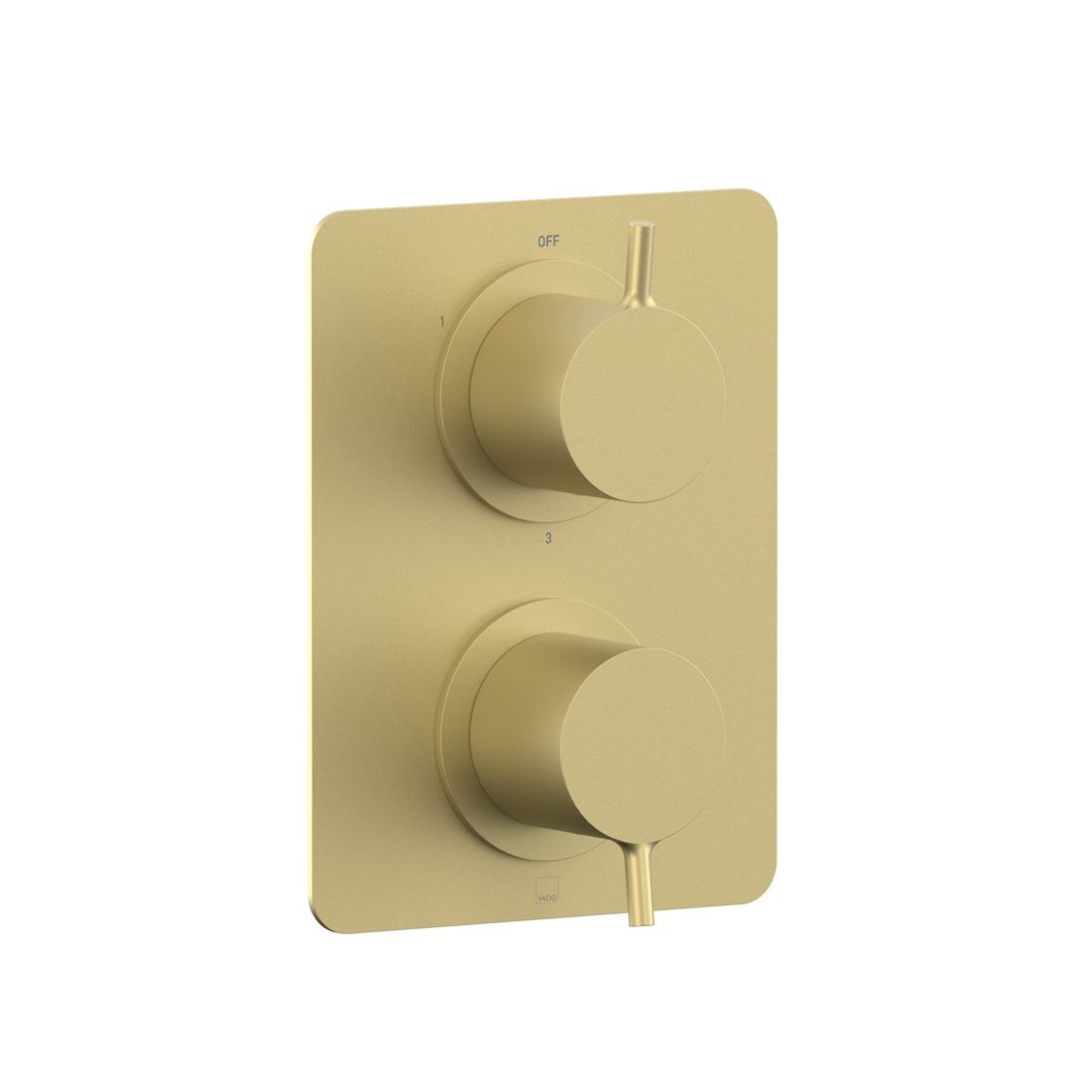 Vado Safari Lever 3 Outlet 2 Handle Concealed Thermostatic DX Valve