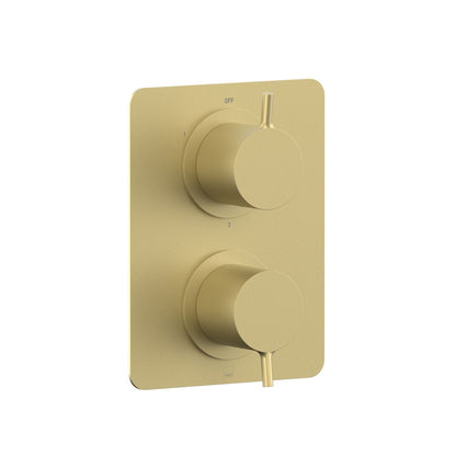 Vado Safari Lever 3 Outlet 2 Handle Concealed Thermostatic DX Valve