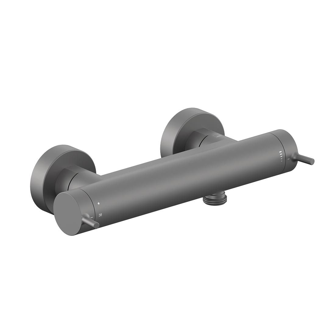 Vado Safari Lever Wall Mounted Exposed Thermostatic Shower Bar Valve with Easyfit Brackets