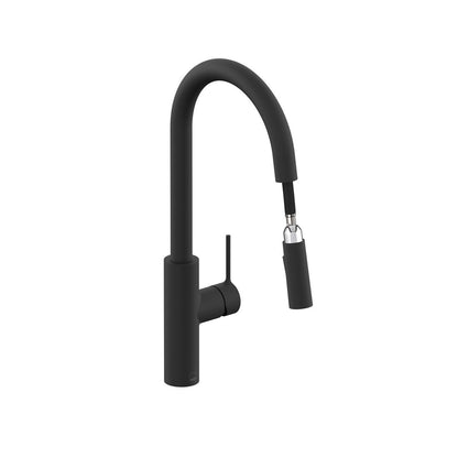 Vado Safari Deck Mounted Kitchen Mixer with Pull-out Spout