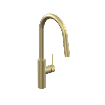 Vado Safari Deck Mounted Kitchen Mixer with Pull-out Spout