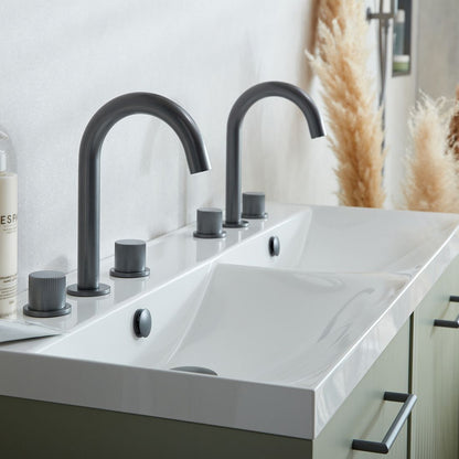 Vado Safari Leverless Three Hole Deck Mounted Basin Mixer for Low Pressure System