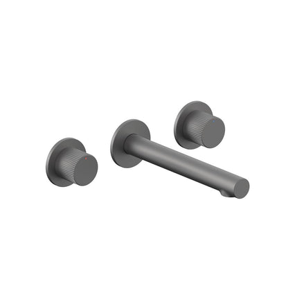 Vado Safari Leverless Three Hole Wall Mounted Basin Mixer
