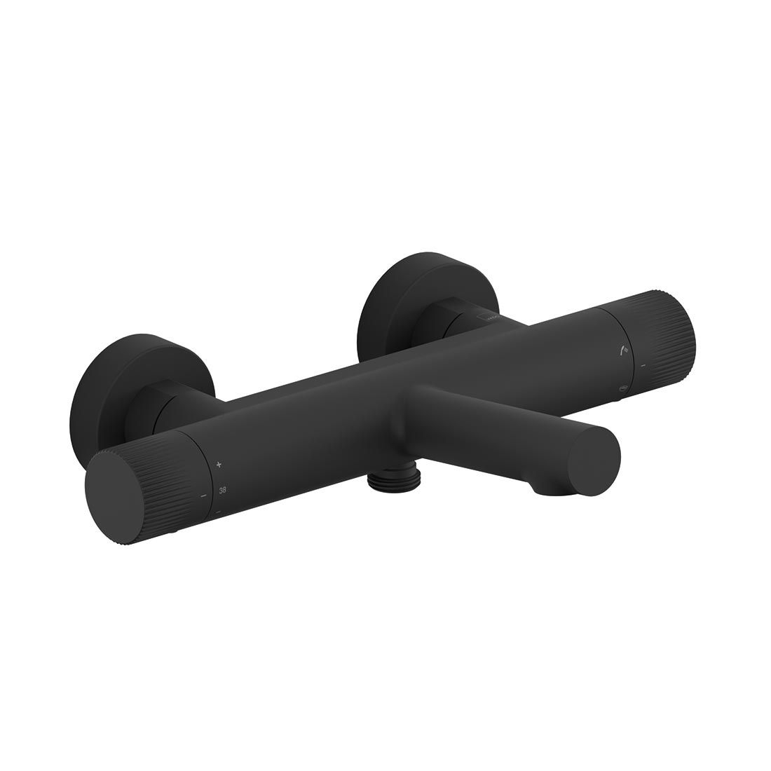Vado Safari Leverless Wall Mounted Exposed Thermostatic Bath Shower Mixer with Easyfit Brackets
