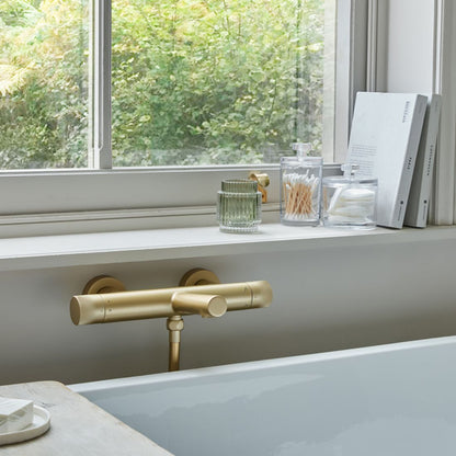 Vado Safari Leverless Wall Mounted Exposed Thermostatic Bath Shower Mixer with Easyfit Brackets