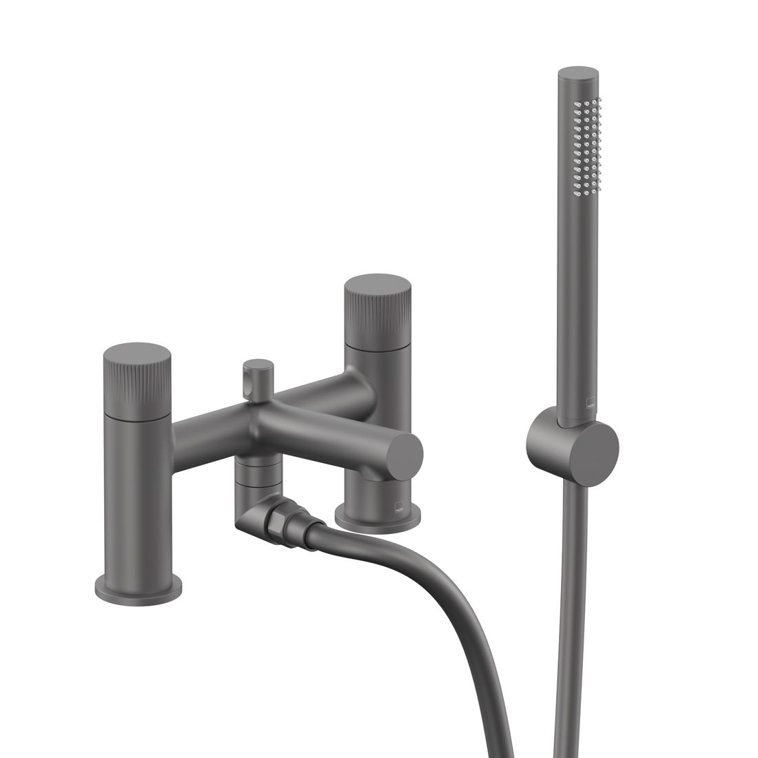 Vado Safari Leverless Deck Mounted Bath Shower Mixer with Wall Mounted Shower Handset