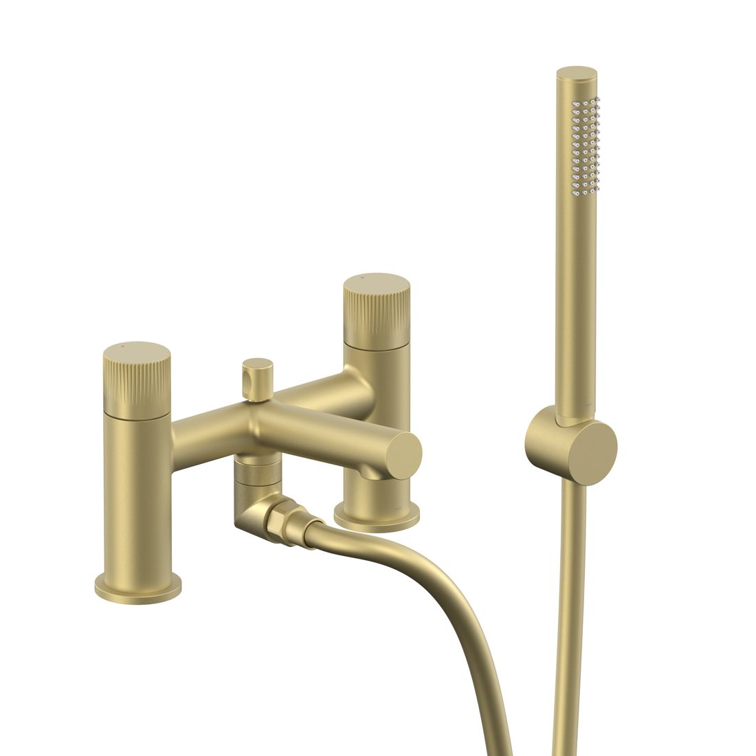 Vado Safari Leverless Deck Mounted Bath Shower Mixer with Wall Mounted Shower Handset