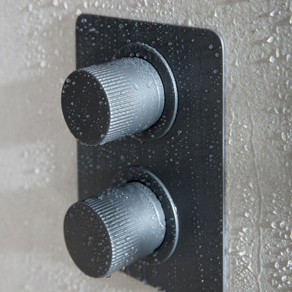 Vado Safari Leverless 1 Outlet 2 Handle Concealed Thermostatic DX Valve
