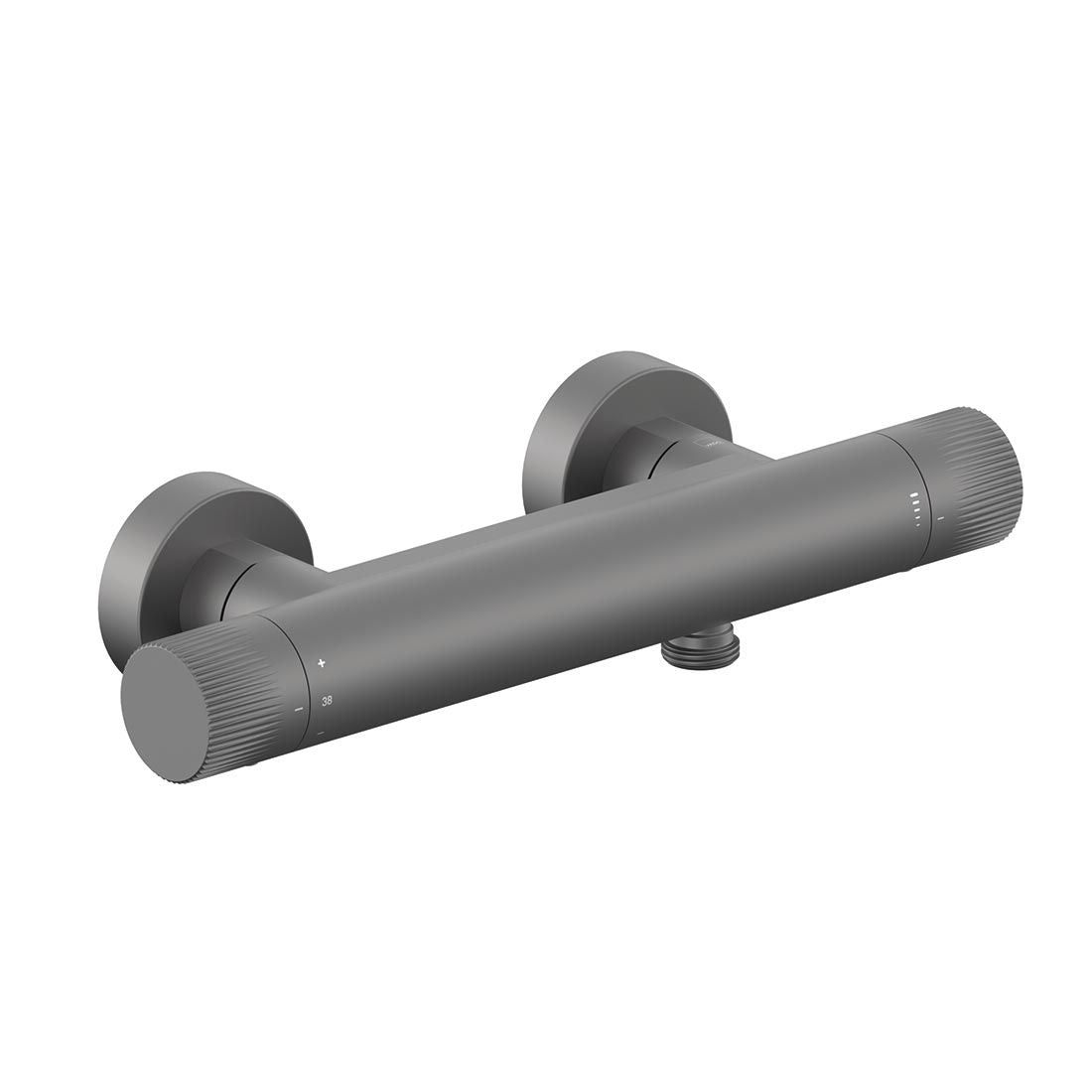 Vado Safari Leverless Wall Mounted Exposed Thermostatic Shower Bar Valve with Easyfit Brackets