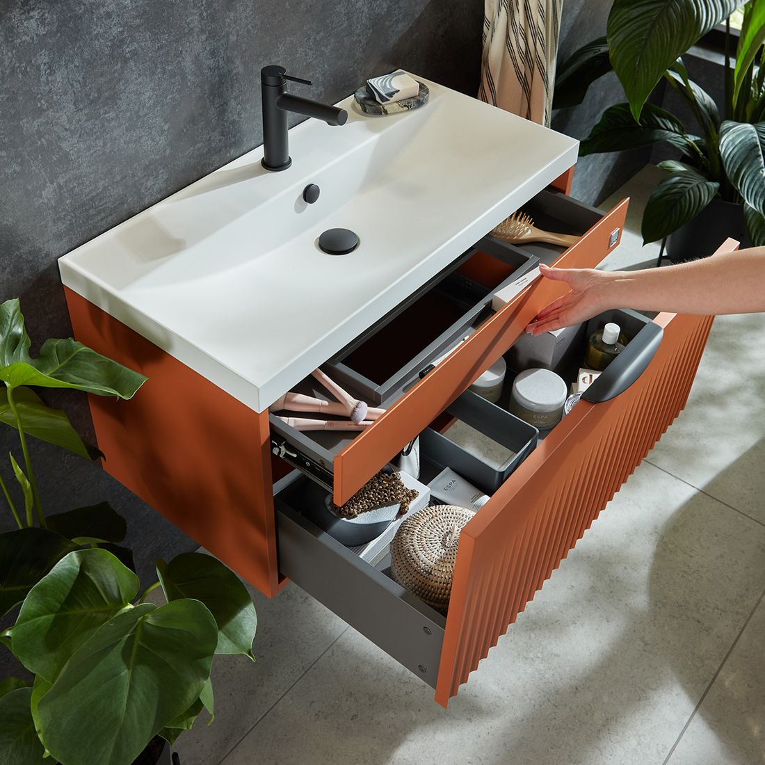 Vado Safari 800mm Mineral Cast Vanity Basin