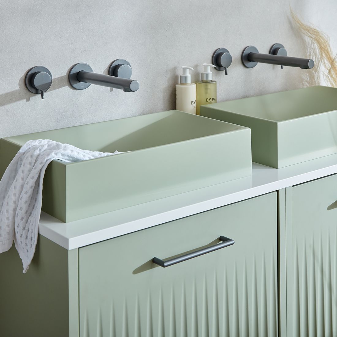 Vado Safari Smooth Countertop Basin - Square