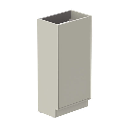 Vado Safari 400mm Smooth Cloakroom Unit - Floor Mounted, Left Pull
