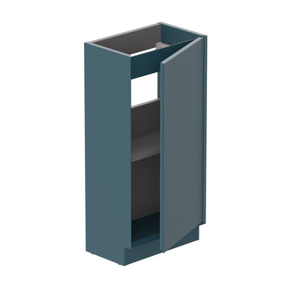 Vado Safari 400mm Smooth Cloakroom Unit - Floor Mounted, Left Pull