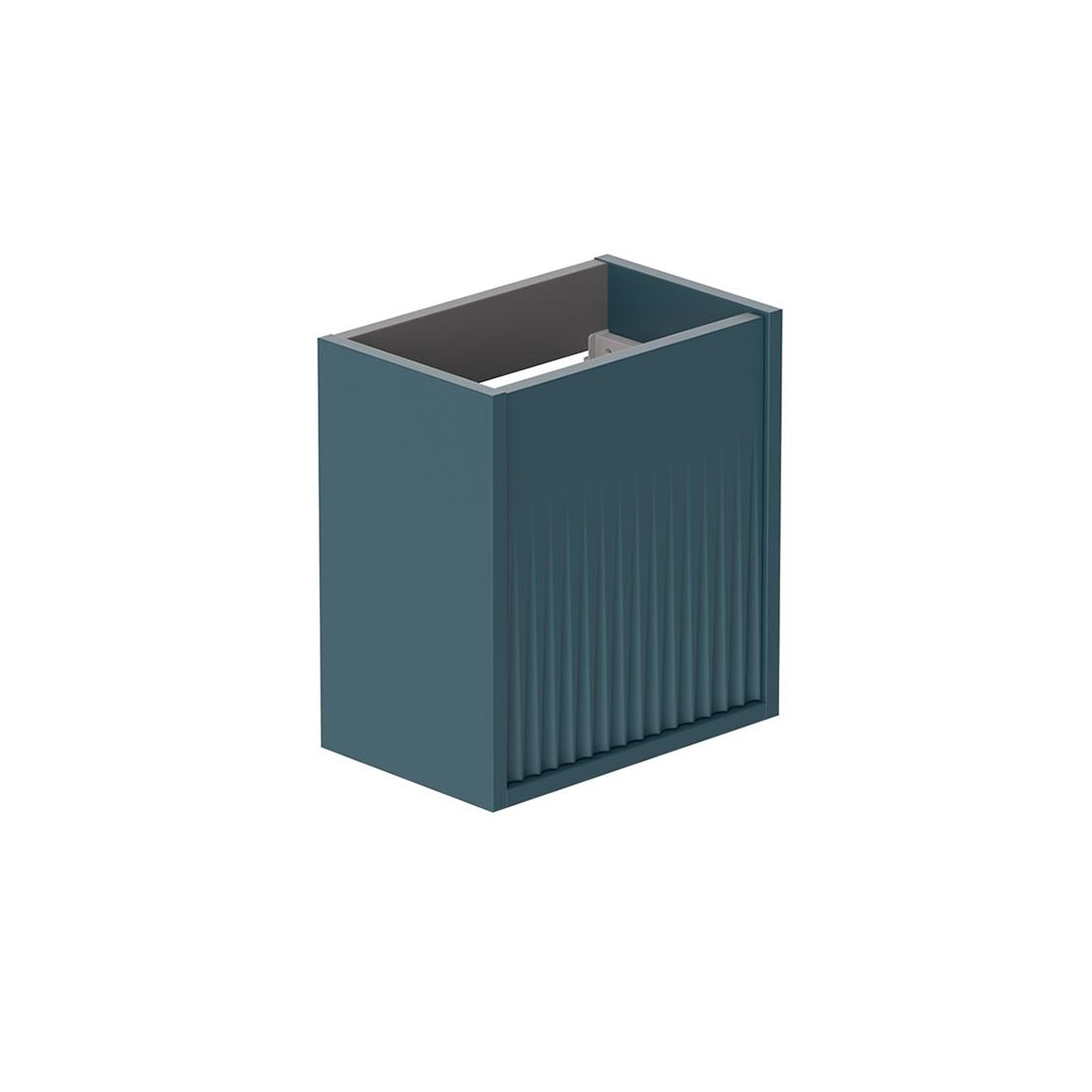 Vado Safari 400mm Fluted Cloakroom unit - Wall Hung, Left Pull