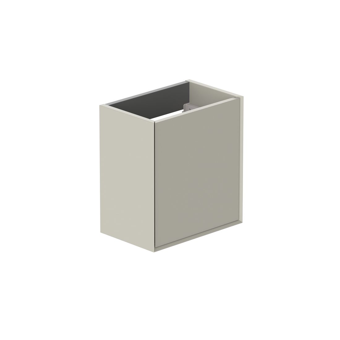 Vado Safari 400mm Smooth Cloakroom Unit - Wall Hung, Left Pull