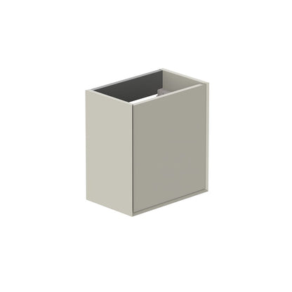 Vado Safari 400mm Smooth Cloakroom Unit - Wall Hung, Left Pull