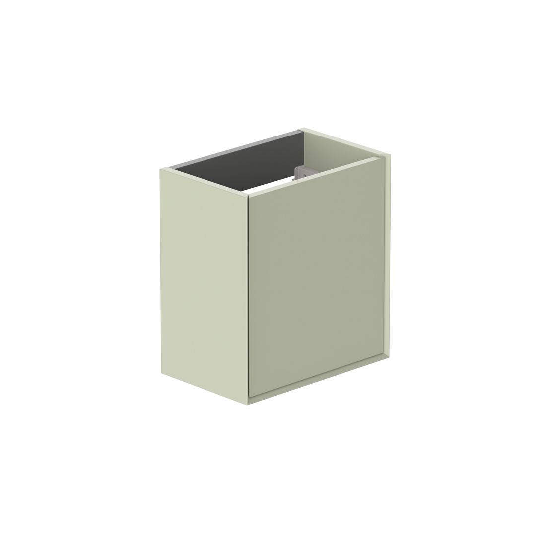 Vado Safari 400mm Smooth Cloakroom Unit - Wall Hung, Left Pull