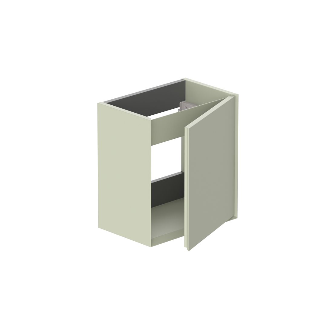 Vado Safari 400mm Smooth Cloakroom Unit - Wall Hung, Left Pull