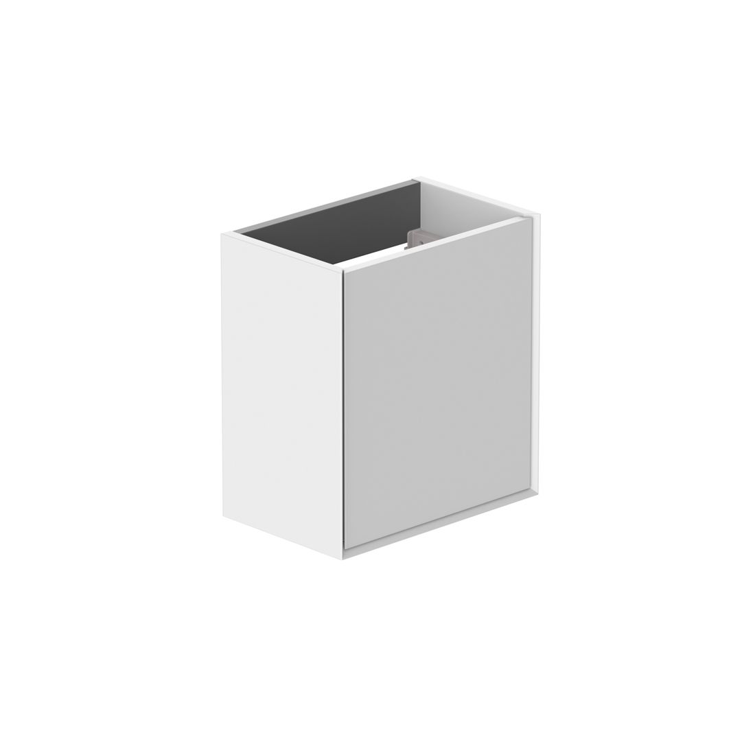 Vado Safari 400mm Smooth Cloakroom Unit - Wall Hung, Left Pull