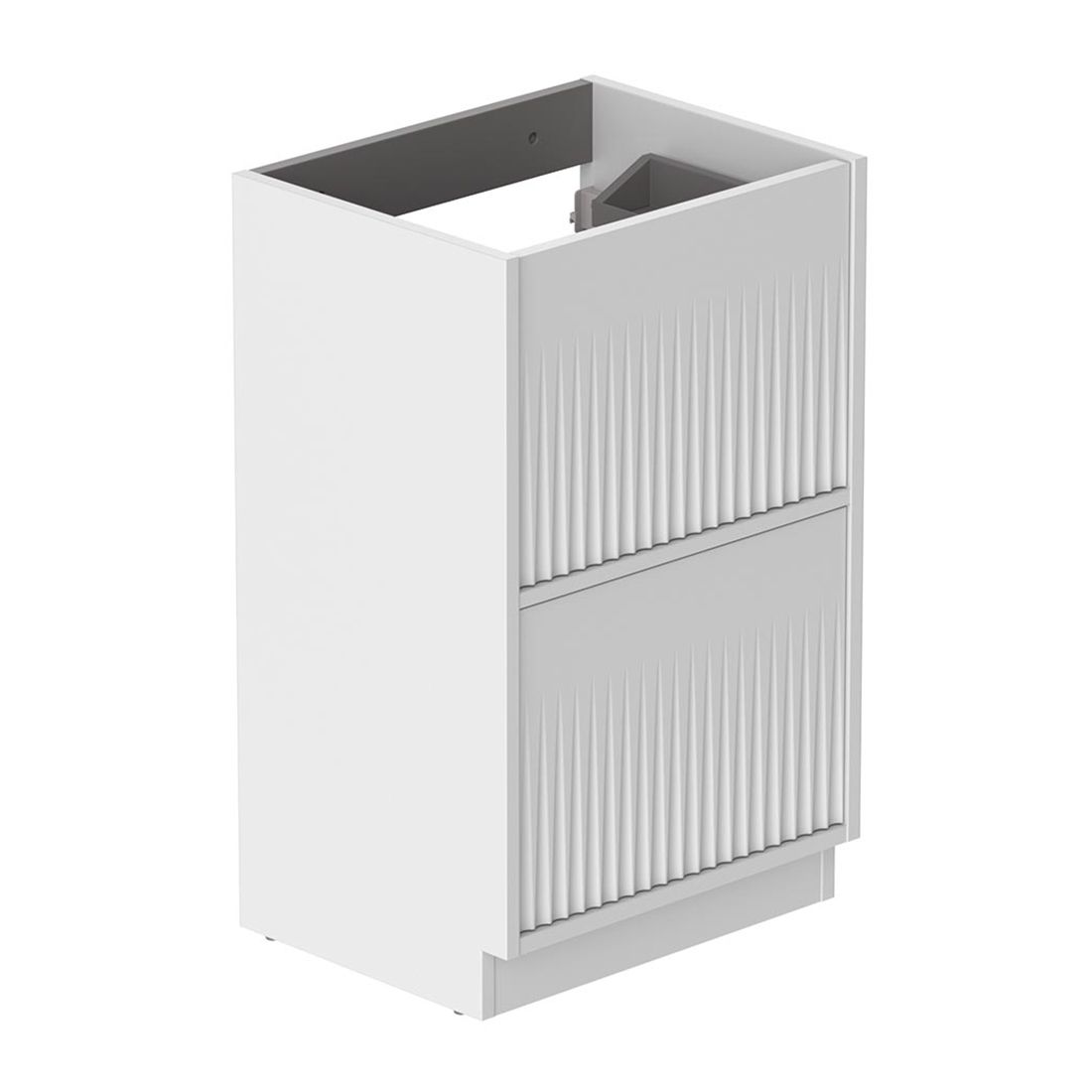 Vado Safari Floor Mounted Fluted Vanity Unit