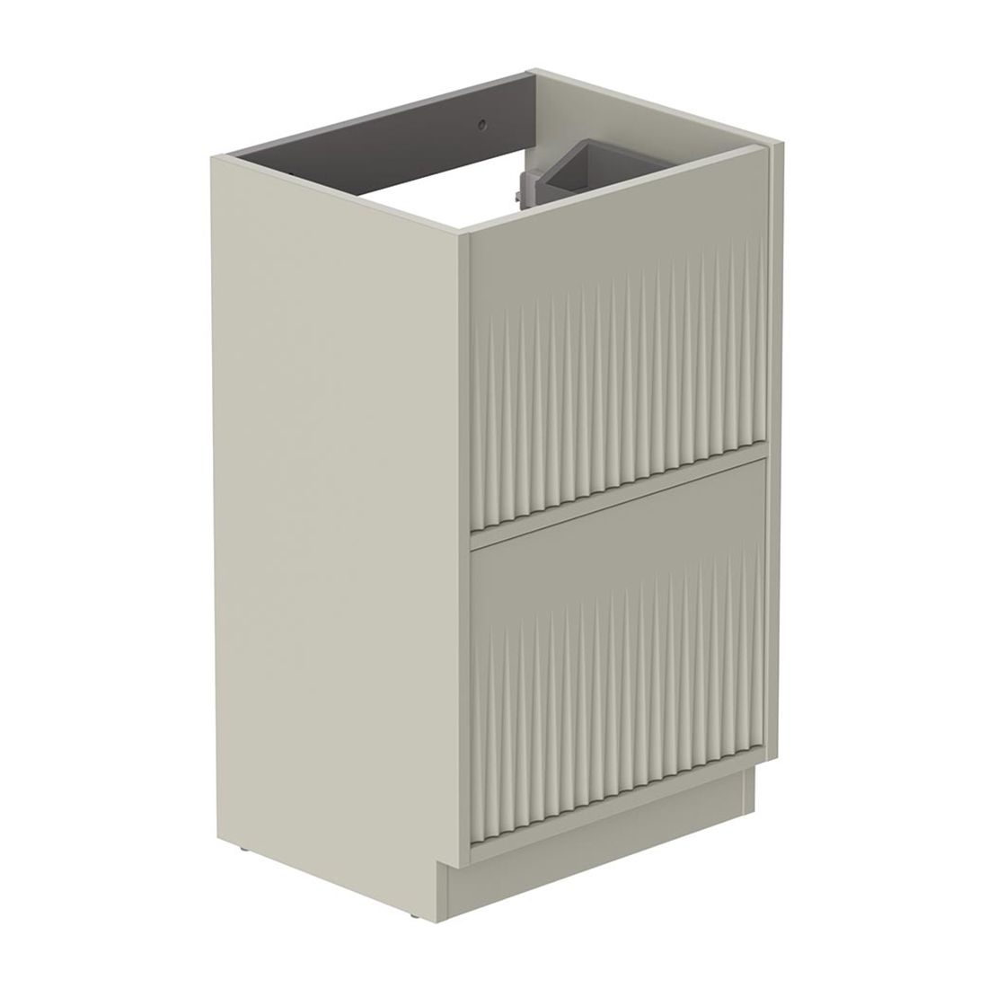 Vado Safari Floor Mounted Fluted Vanity Unit