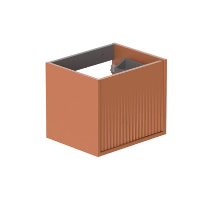 Vado Safari Wall Hung Fluted Vanity Unit