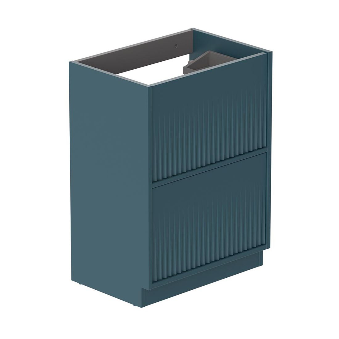 Vado Safari Floor Mounted Fluted Vanity Unit