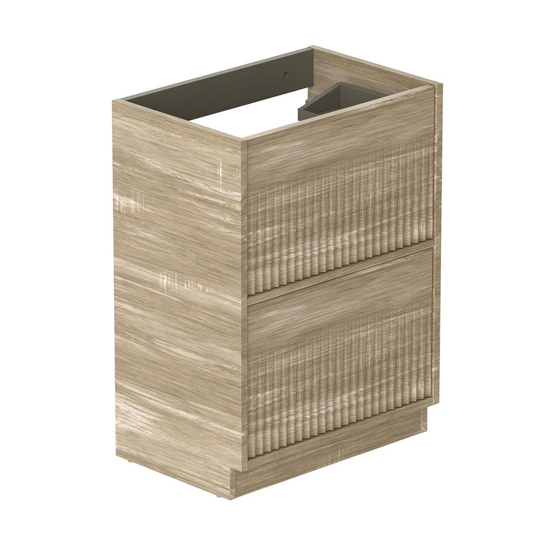 Vado Safari Floor Mounted Fluted Vanity Unit