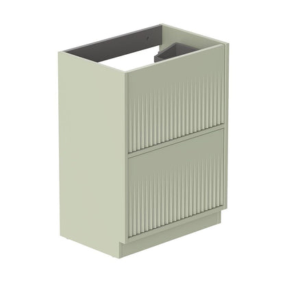 Vado Safari Floor Mounted Fluted Vanity Unit