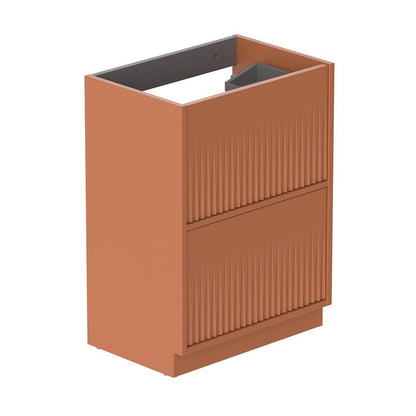 Vado Safari Floor Mounted Fluted Vanity Unit