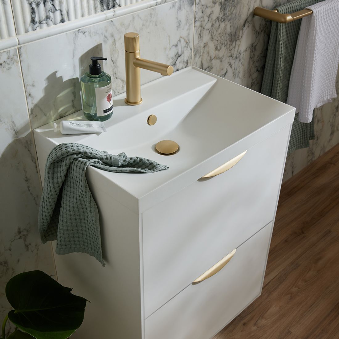 Vado Safari Smooth Vanity Unit - Floor Mounted