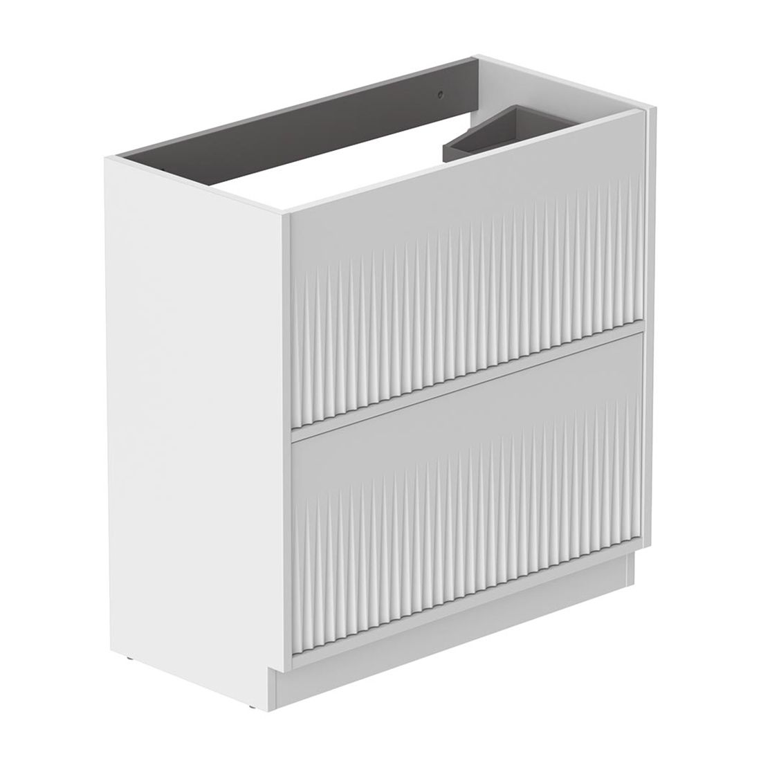 Vado Safari Floor Mounted Fluted Vanity Unit