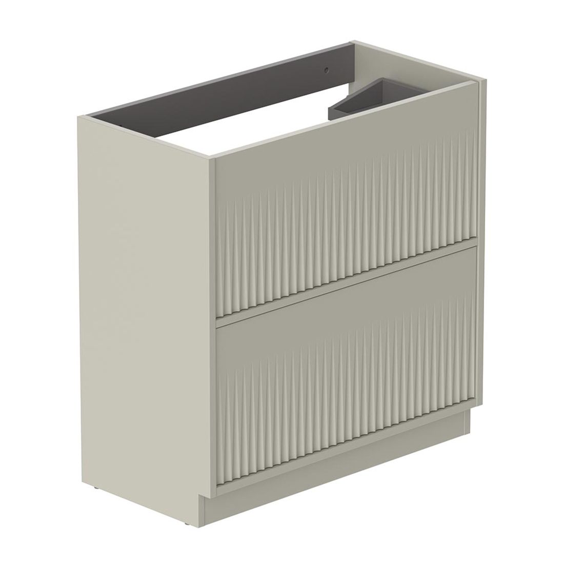 Vado Safari Floor Mounted Fluted Vanity Unit