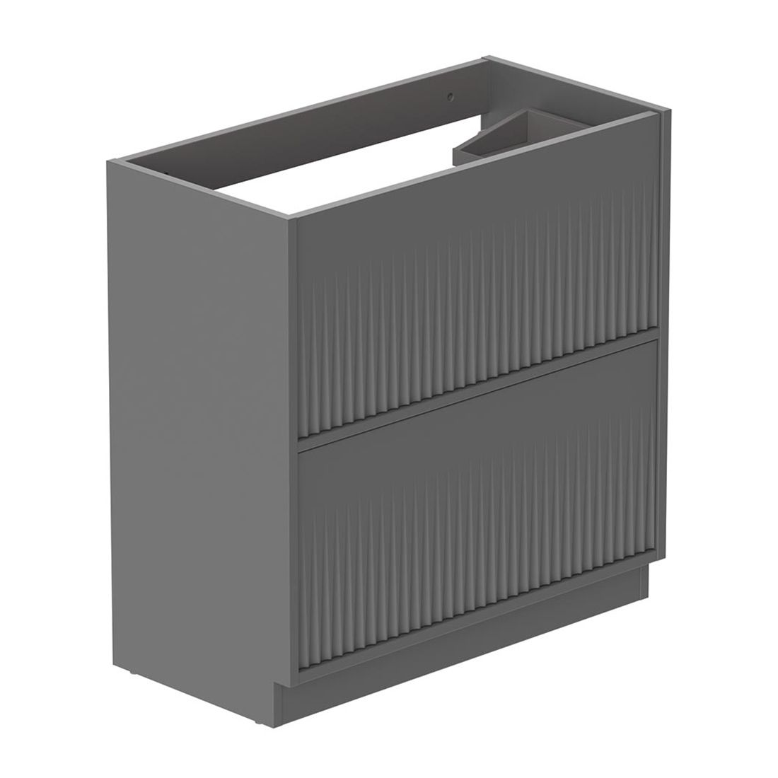 Vado Safari Floor Mounted Fluted Vanity Unit