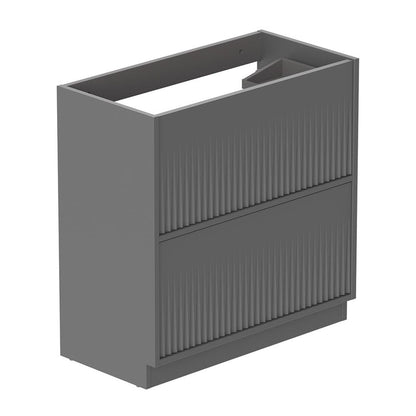 Vado Safari Floor Mounted Fluted Vanity Unit
