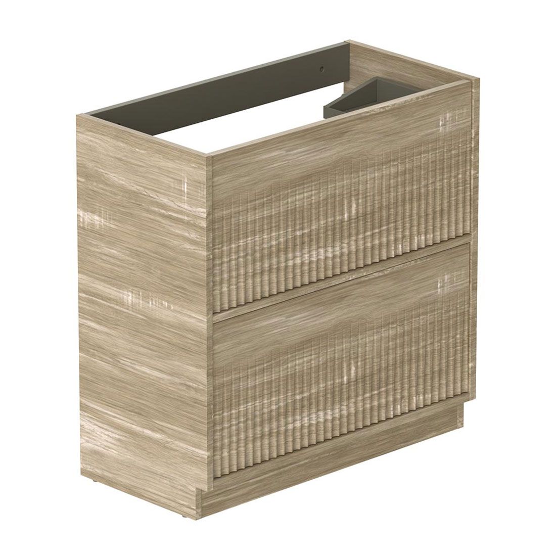 Vado Safari Floor Mounted Fluted Vanity Unit