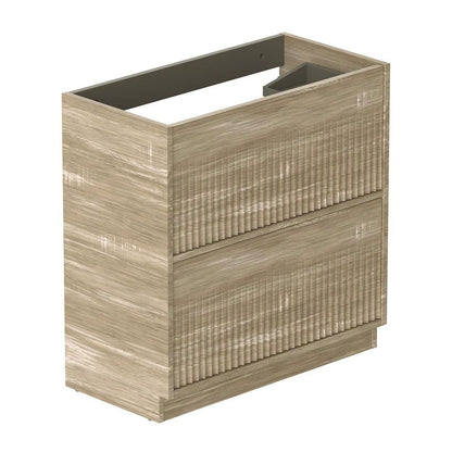 Vado Safari Floor Mounted Fluted Vanity Unit
